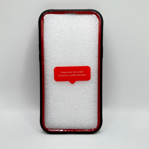 Red IPhone 13 Pro Max Protective Case w Built in Stand - Picture 2 of 5